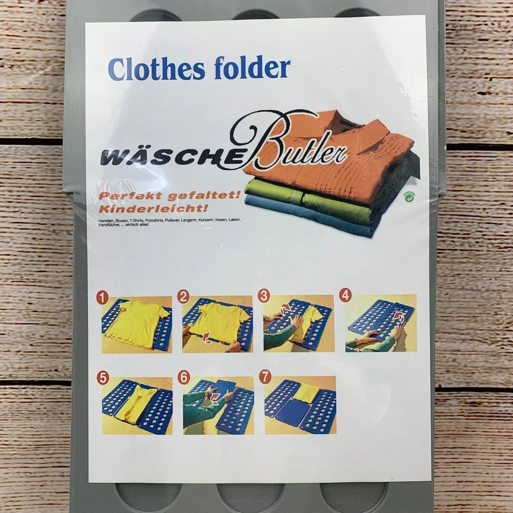 Wäsche Butler Clothes Folder Shirt Folding Board Laundry Organization Tool New‎